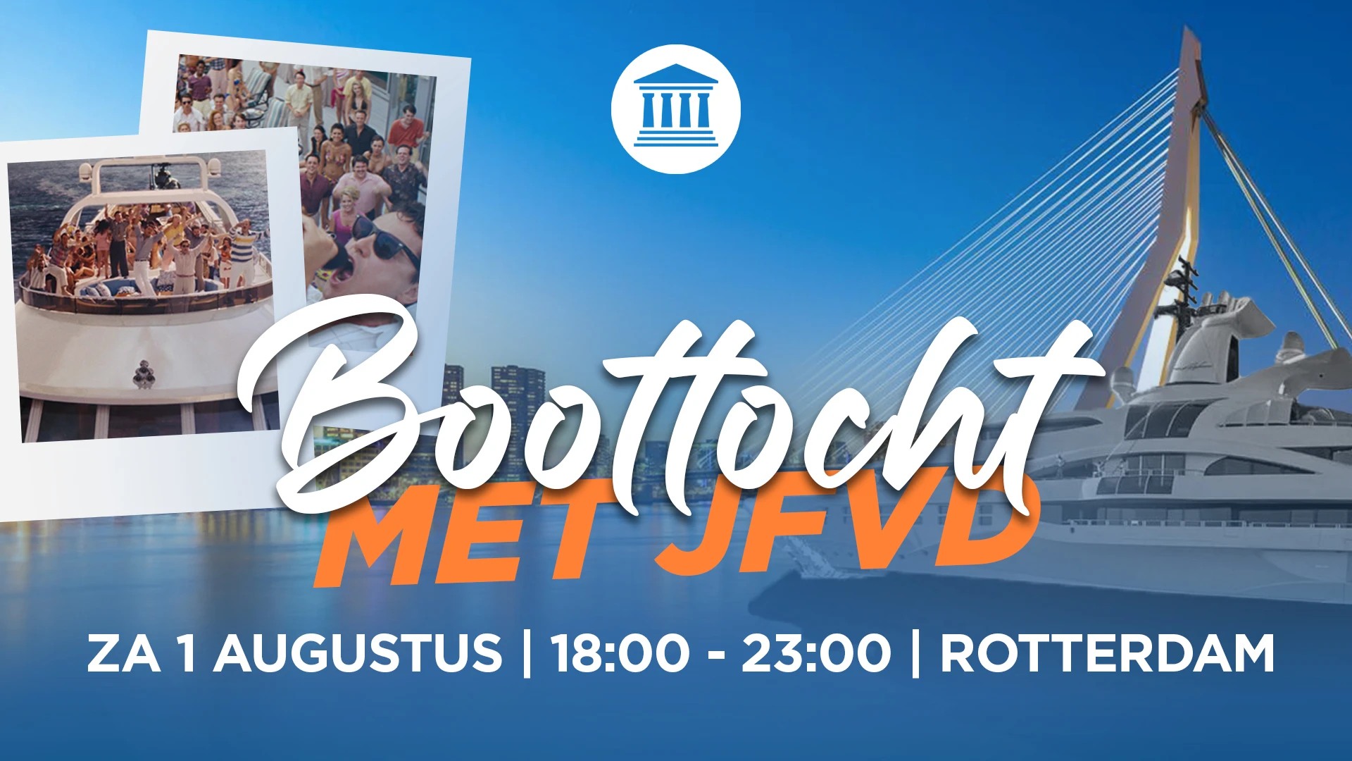 Vaar door Rotterdam met JFVD!