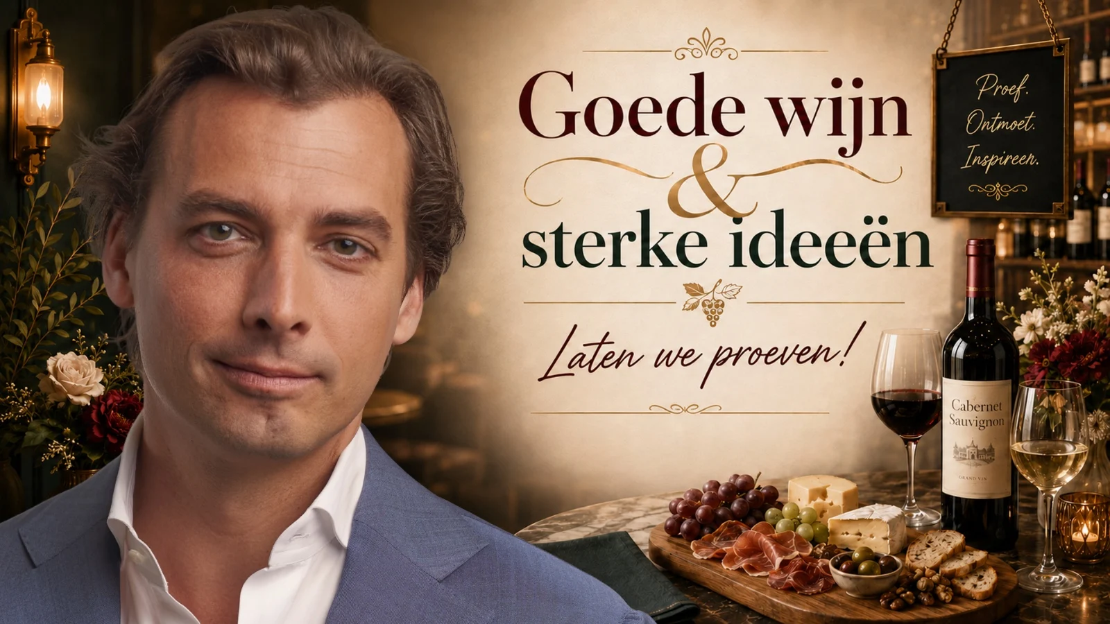 Goede wijn & sterke ideeën, laten we proeven!