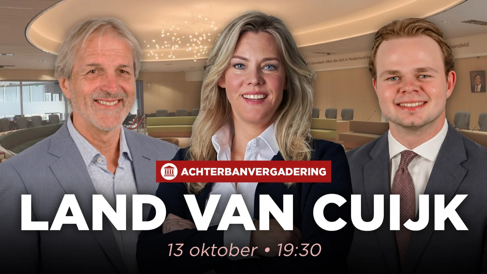 Achterbanvergadering FVD Land van Cuijk
