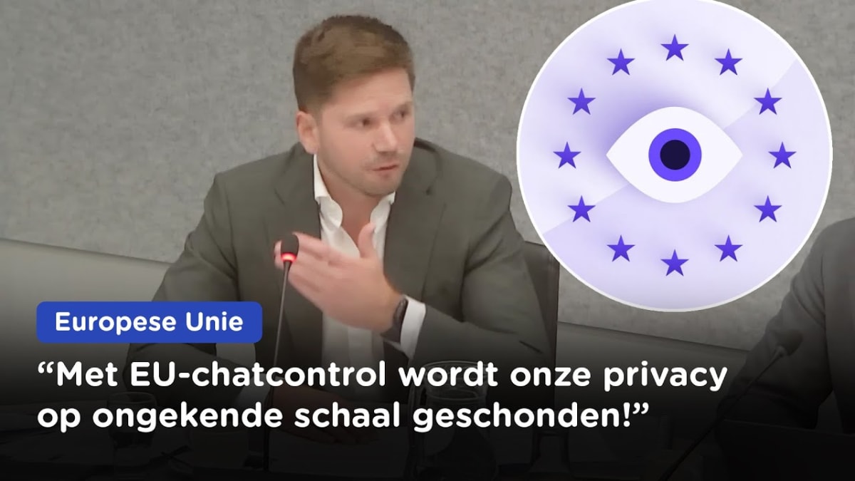 EU wil al je berichten meelezen om te zien of je iets verkeerds doet, Van Meijeren (FVD) grijpt in 5 oktober 2025