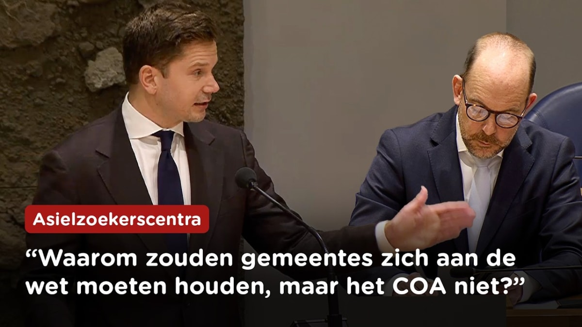 AZC Hardenberg blijft illegaal open, betaalt boete van belastinggeld | Van Meijeren bij Vragenuur