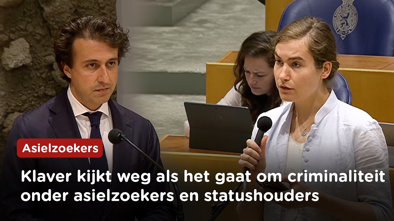 "Dit legt de hypocrisie van Klaver bloot!" Lidewij de Vos (FVD) over asielzoekers en criminaliteit