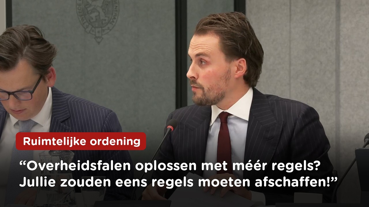 Iedereen wordt gek van Omgevingswet en kabinet kiest voor nóg meer regelgeving | Russcher (FVD)