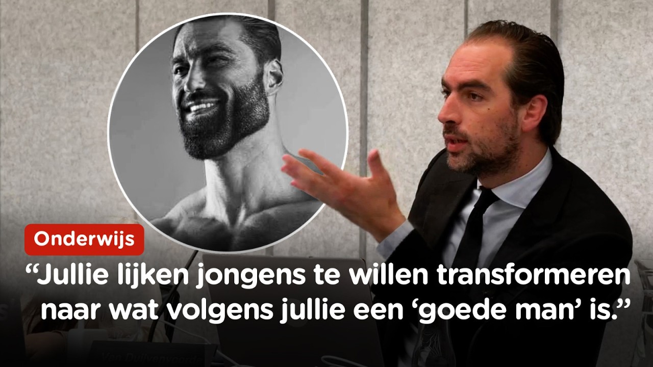 Feminisering versus de manosphere: wat is een 'goede man' volgens experts? Van Duijvenvoorde (FVD)