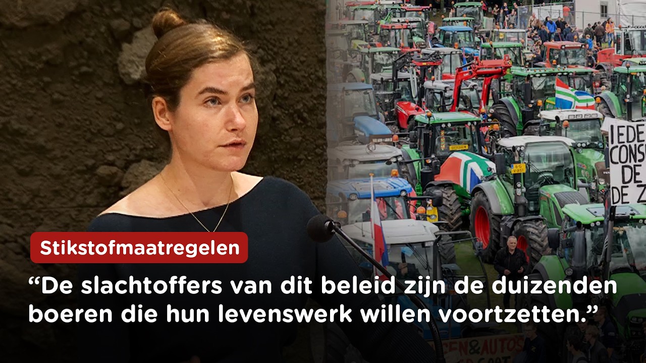 Lidewij de Vos over nieuwe stikstofplannen kabinet: "Verwoest de boerensector"