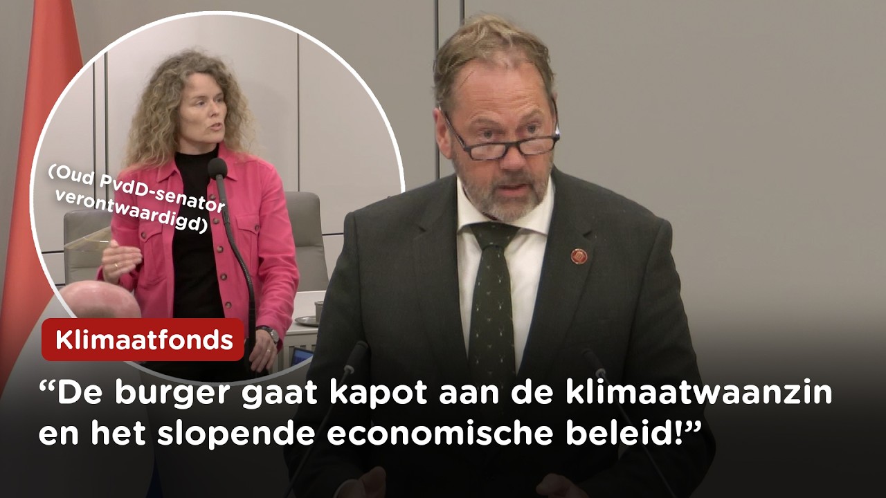 Minister loog over onderzoek, Kemperman (FVD) eist een eerlijke onderbouwing in klimaatdebat
