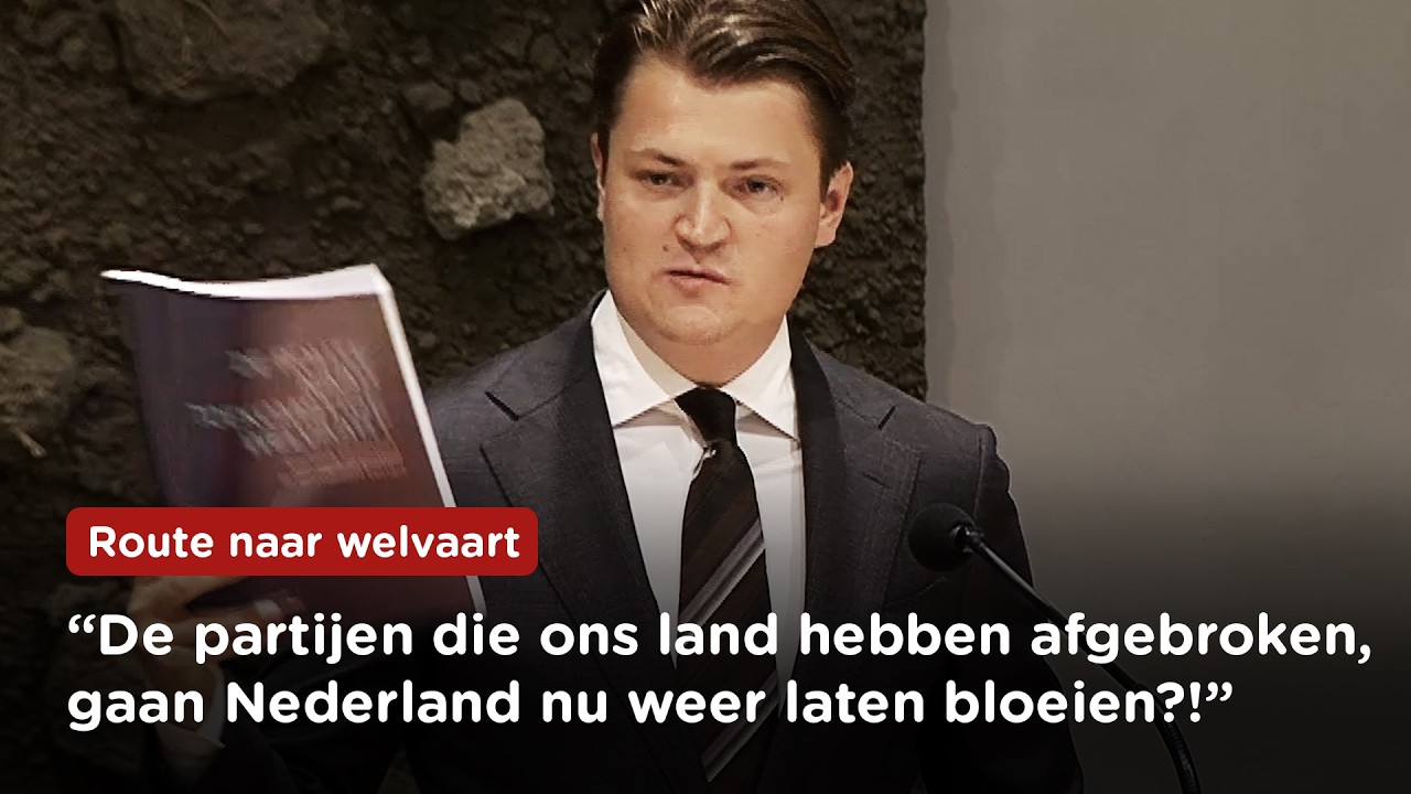 "Hypocrisie had niet groter gekund!" Schenk (FVD) over het verdienvermogen van Nederland