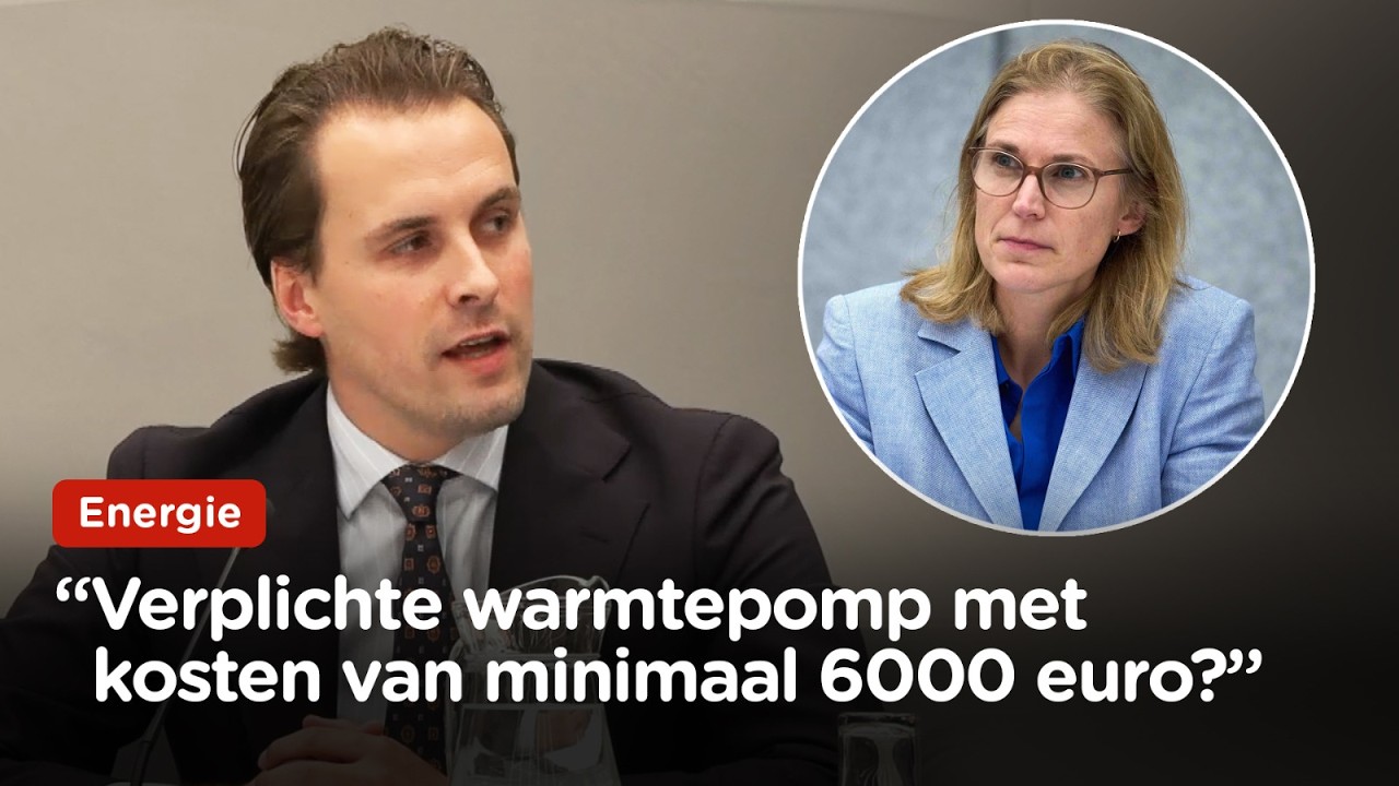 D66 minister wil peperdure warmtepomp verplichten | Tom Russcher (FVD) in debat