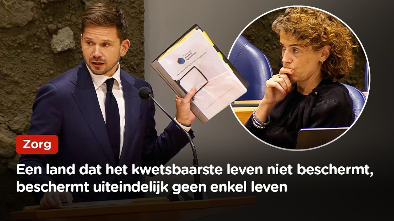 Van Meijeren (FVD) komt op voor het beschermen van levens van baby's | Debat Tweede Kamer
