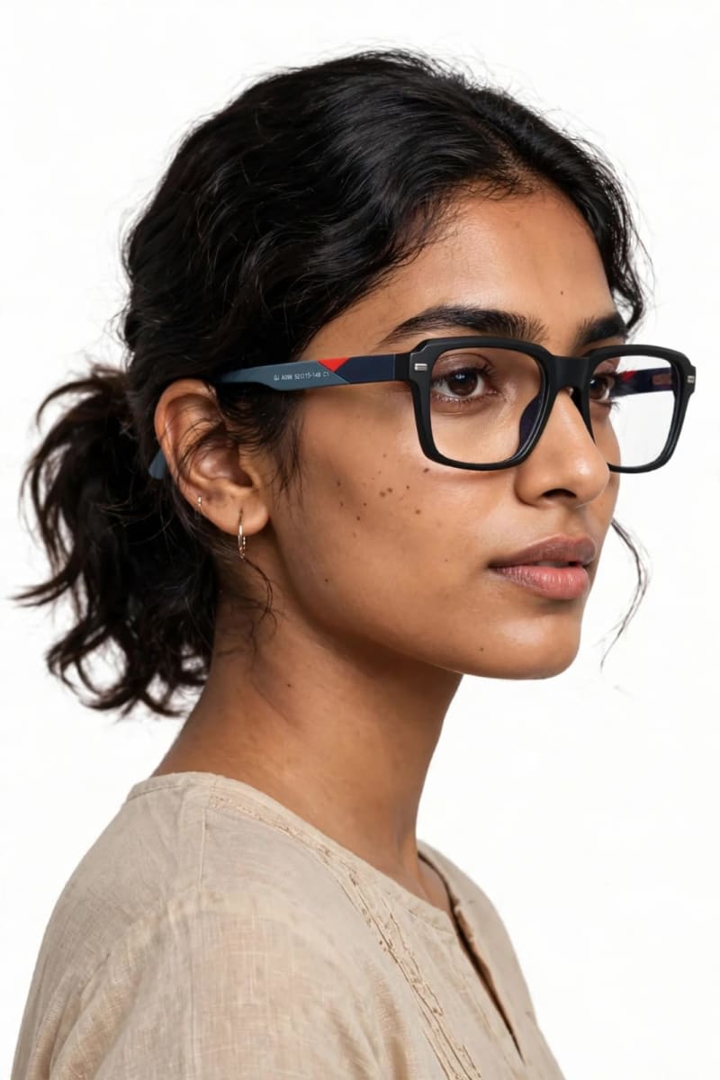 VV Black Frame Glasses WhatsApp Image 2026-07-17 at 10.14.55 PM