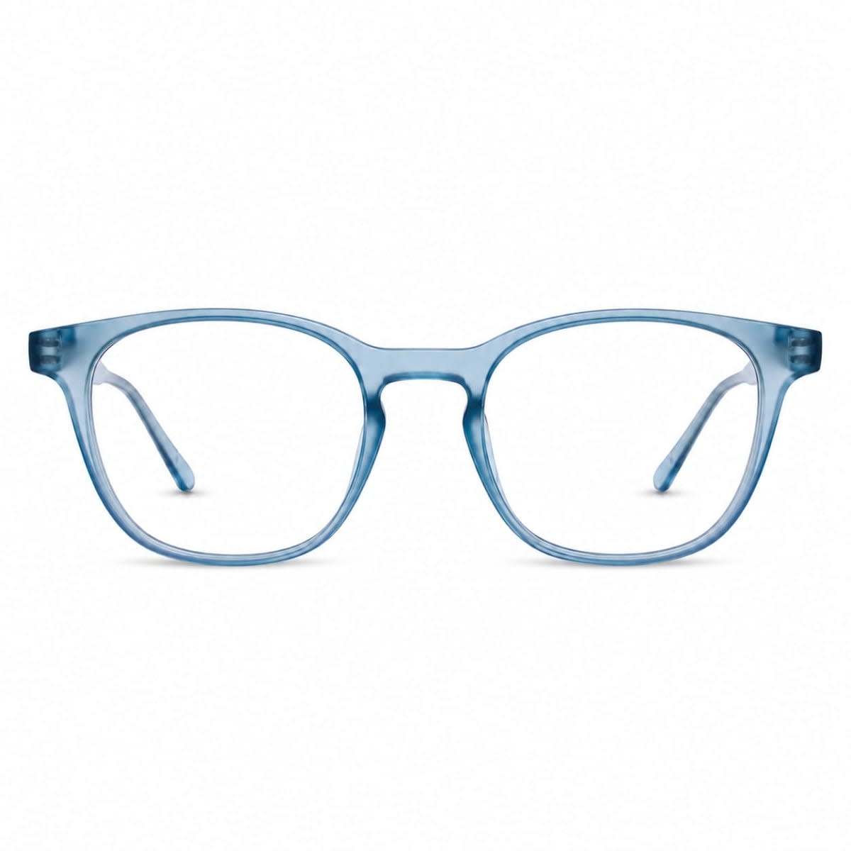Blue Transparent Acetate Glasses