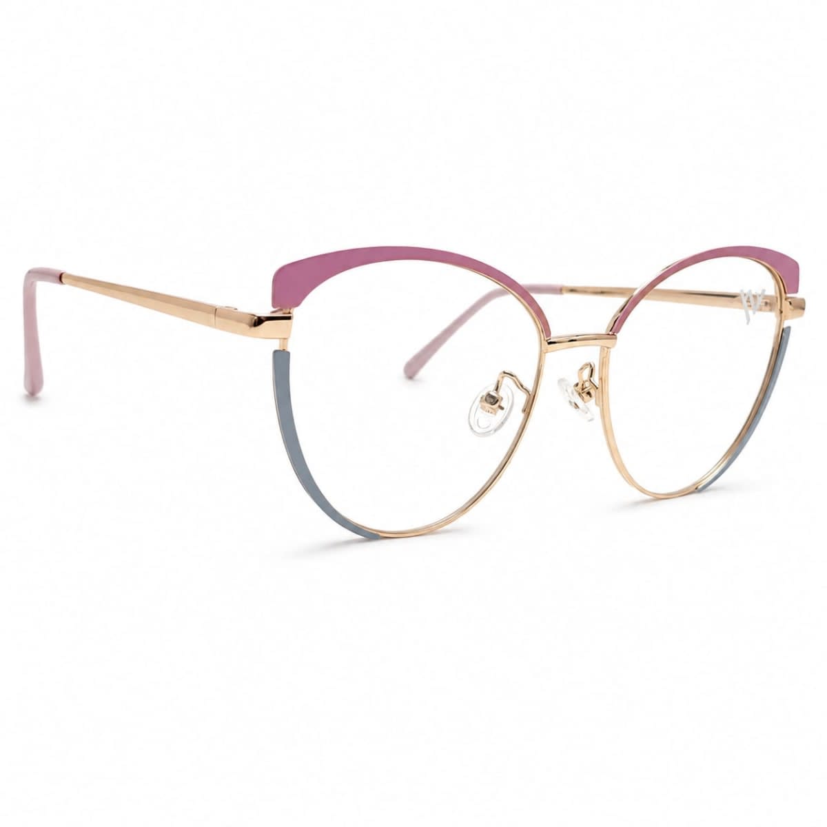 William Rose Gold and Dusty Pink Two-Tone Cat-Eye Optical Frame WhatsApp Image 2026-08-21 at 4.54.13 PM (1)