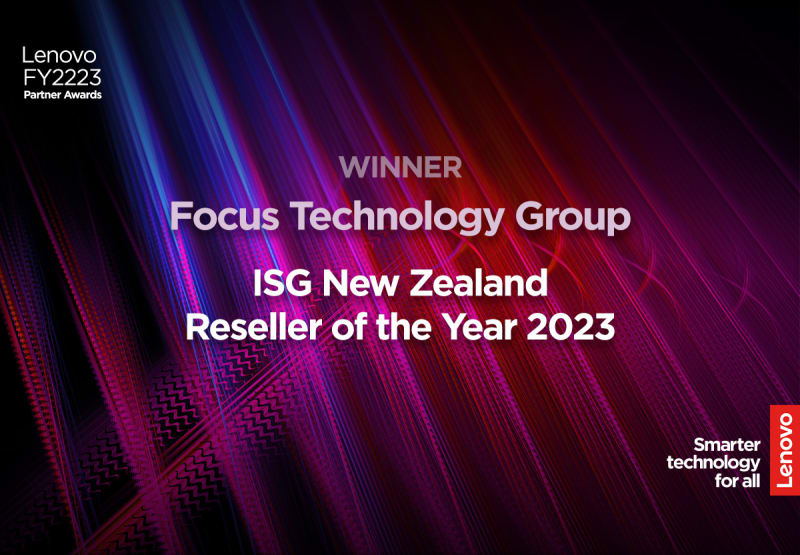 Focus Technology wins Lenovo's ISG New Zealand Reseller of the Year 2023 thumbnail