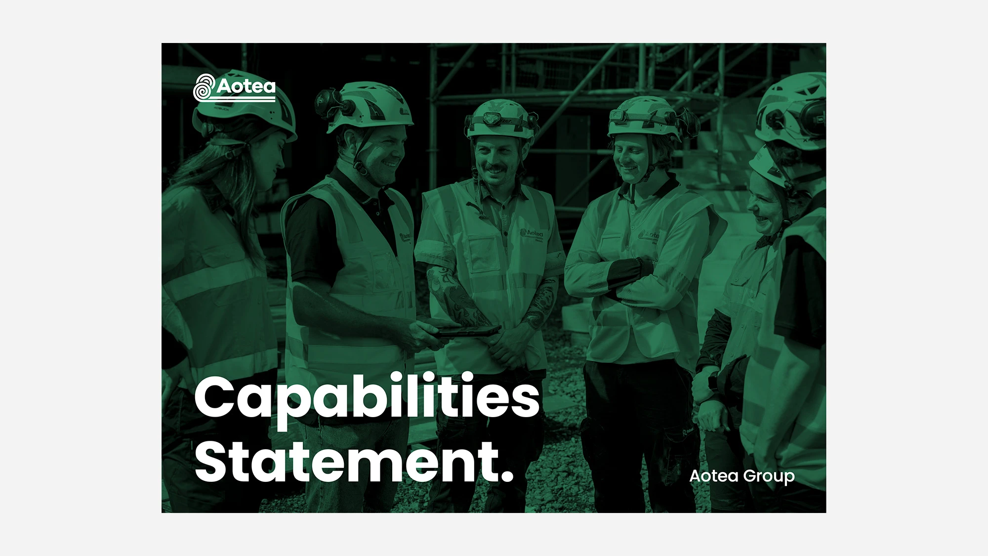 Aotea capabilities graphic design 