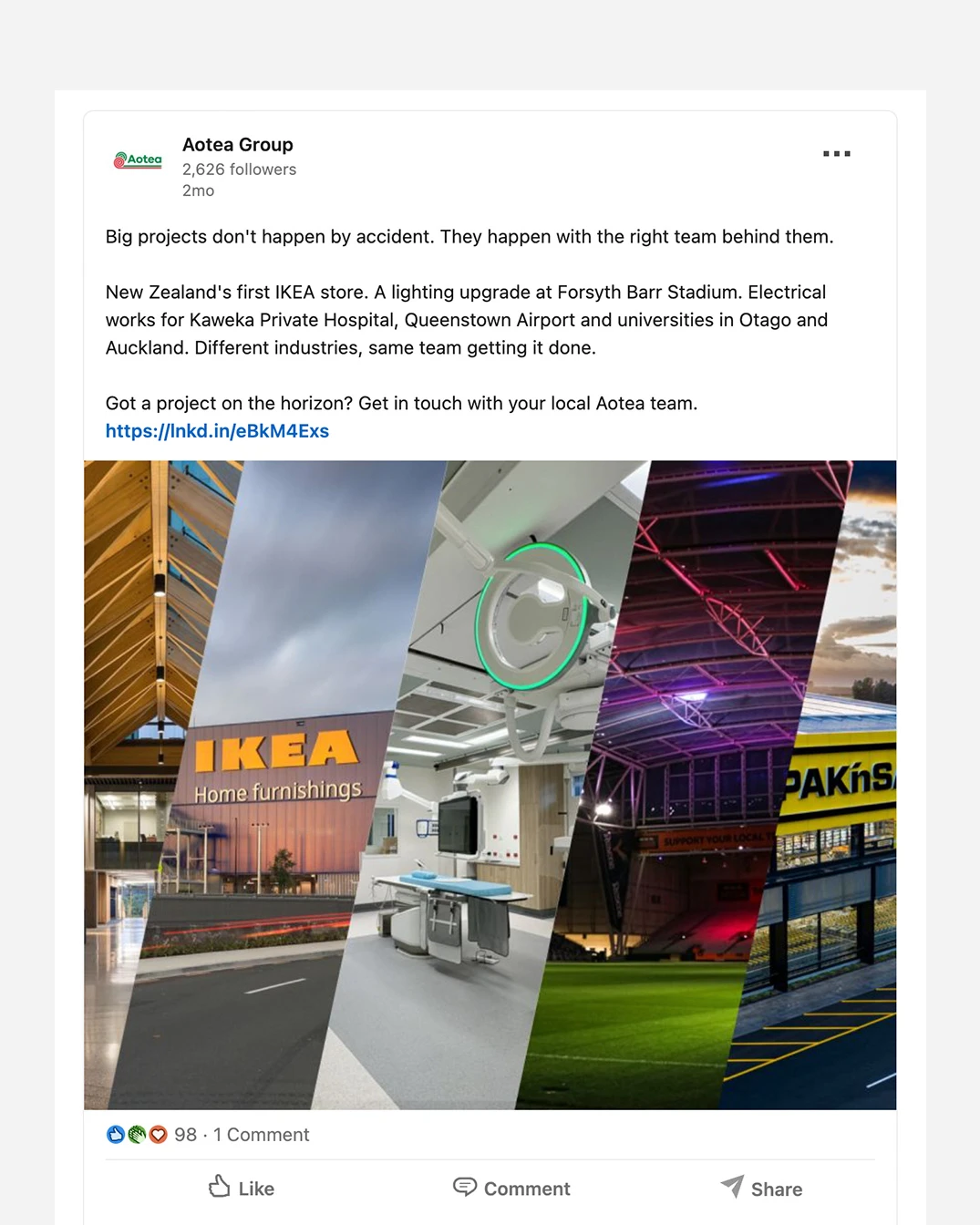 aotea social media post examples