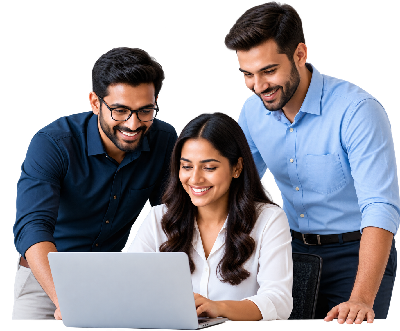 Business team collaborating