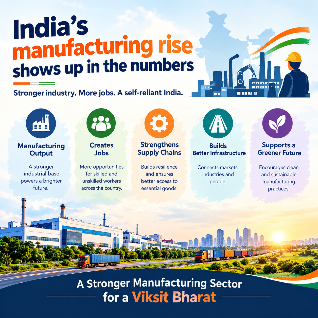 India’s manufacturing rise shows up in the numbers