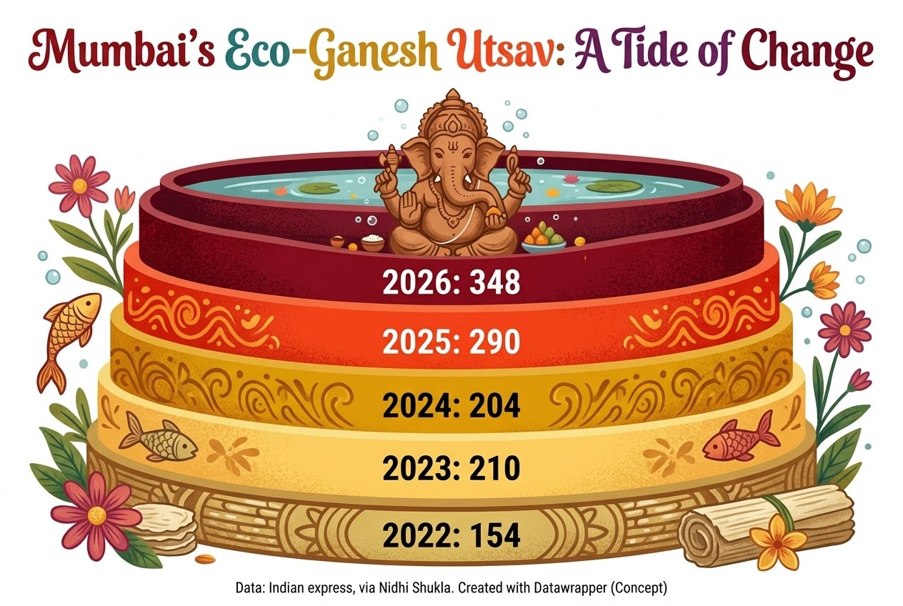 Mumbai’s eco-Ganesh Utsav directs record immersions to artificial ponds