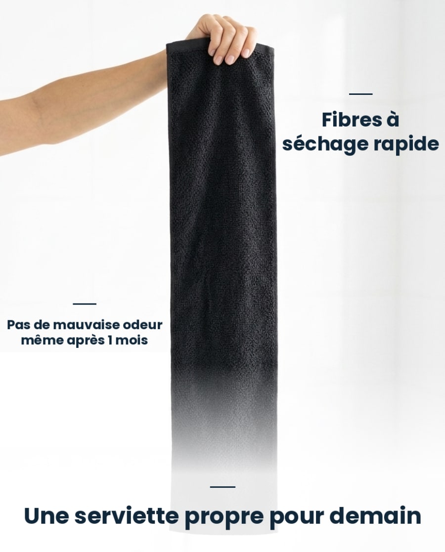 Fibres à séchage rapide, sans mauvaise odeur