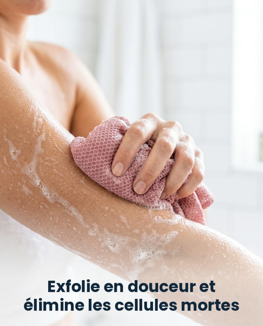 Exfoliation en douceur du bras
