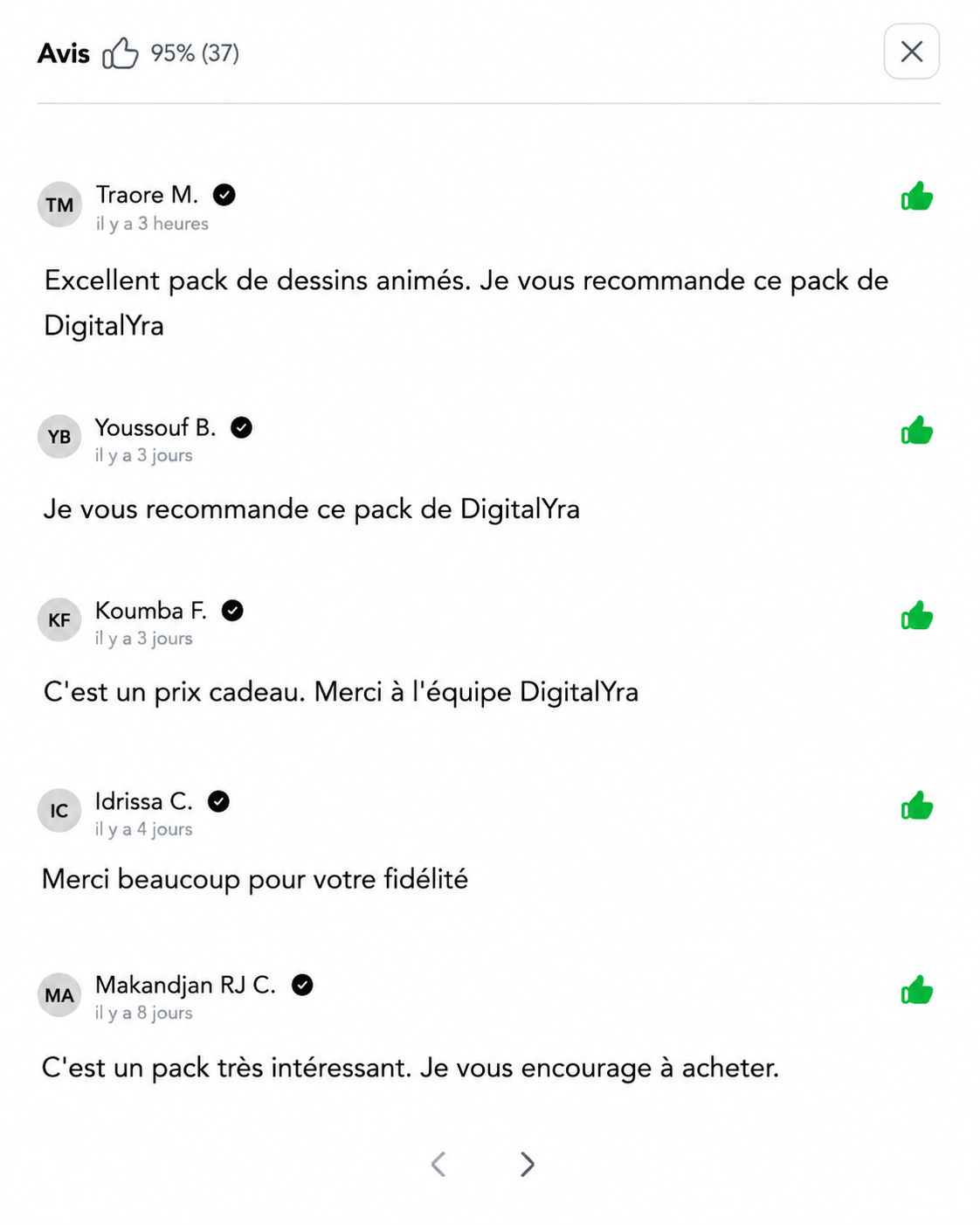 Avis client 2