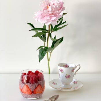 Raspberry Chia Pudding