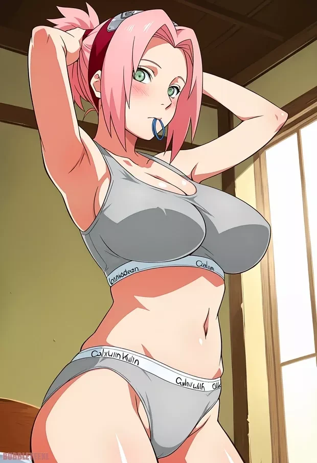 Pink haired beauty
