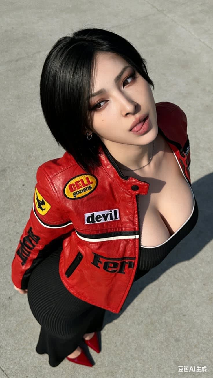 Racing jacket beauty