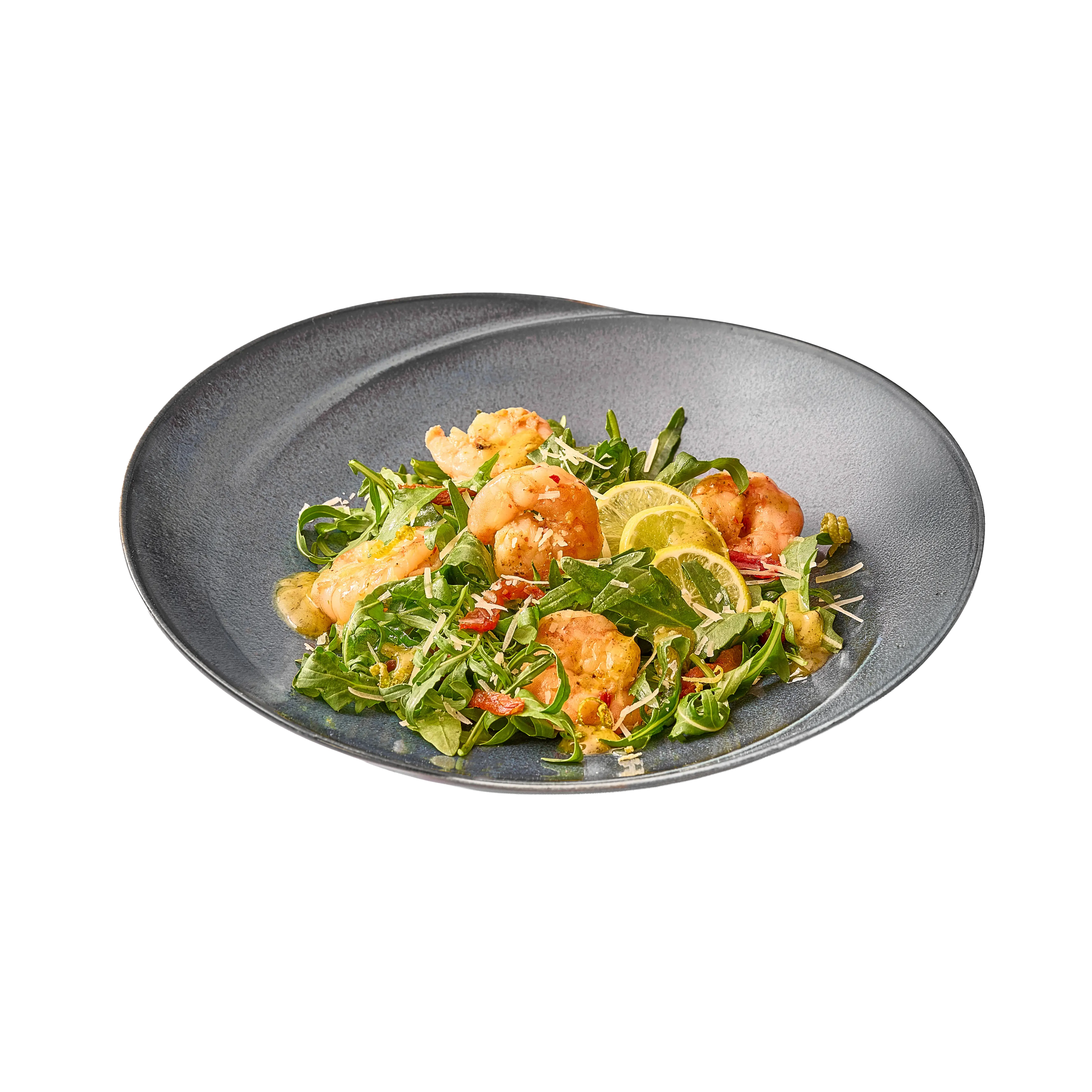 Arugula Lemon Shrimp