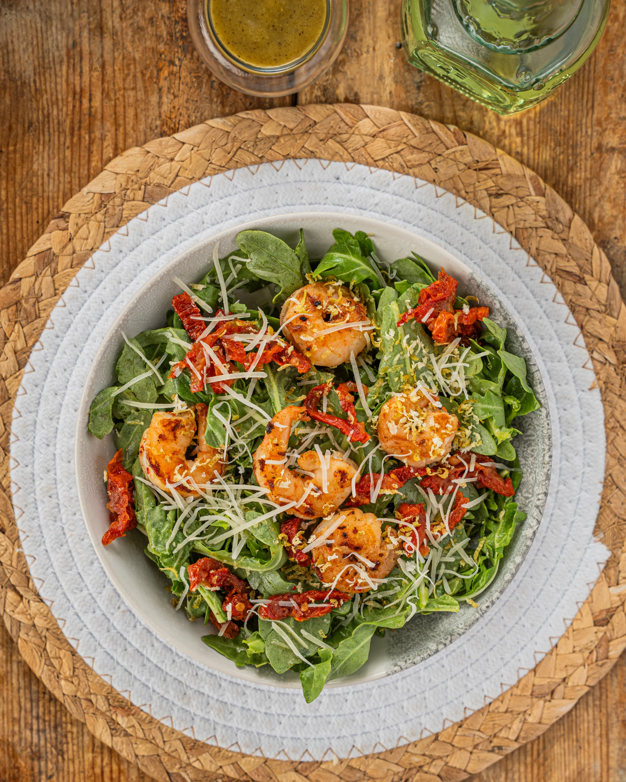 Arugula Lemon Shrimp