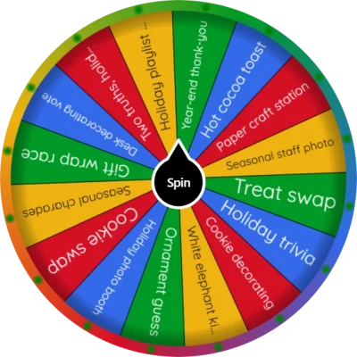 Holiday Party Wheel for Seasonal Play