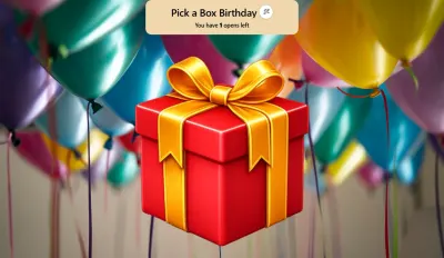 Pick a Box Birthday