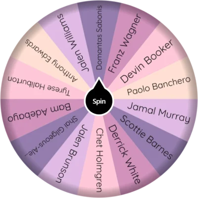NBA Player Wheel - Fantasy Start