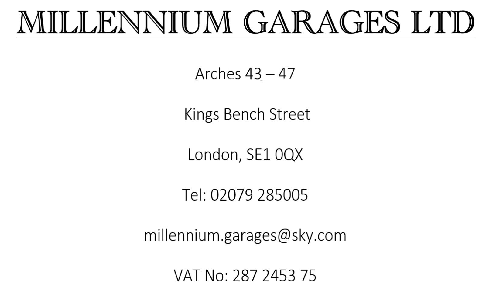 Millennium Garages image