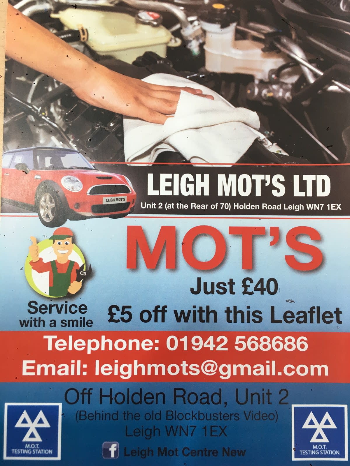 Leigh MOT's LTD image