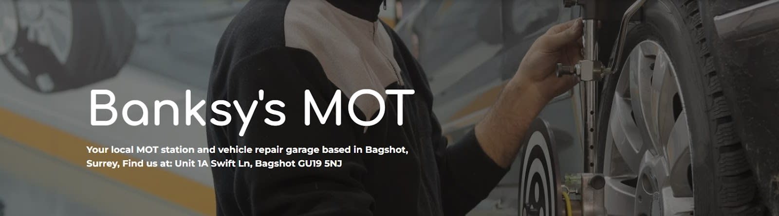 Banksy's MOT Bagshot image