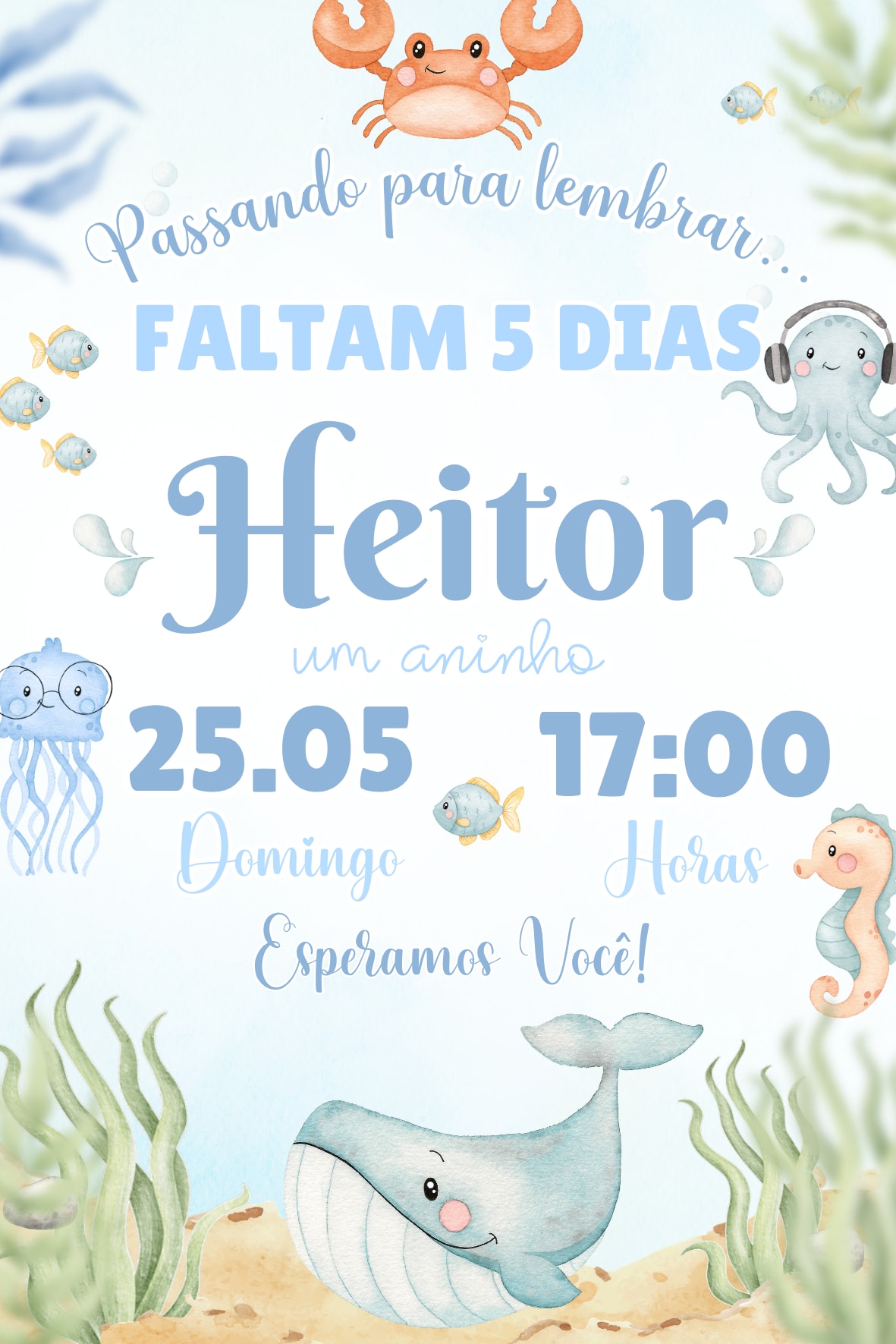 Lembrete - Fundo do mar — imagem principal