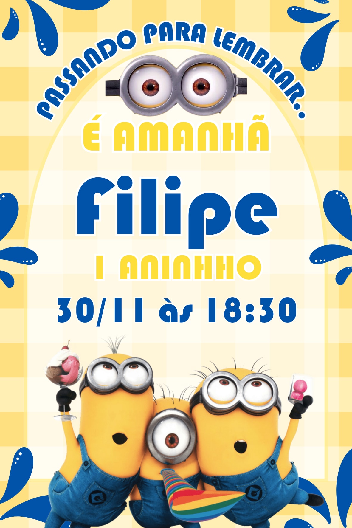 Lembrete - Minions — imagem principal