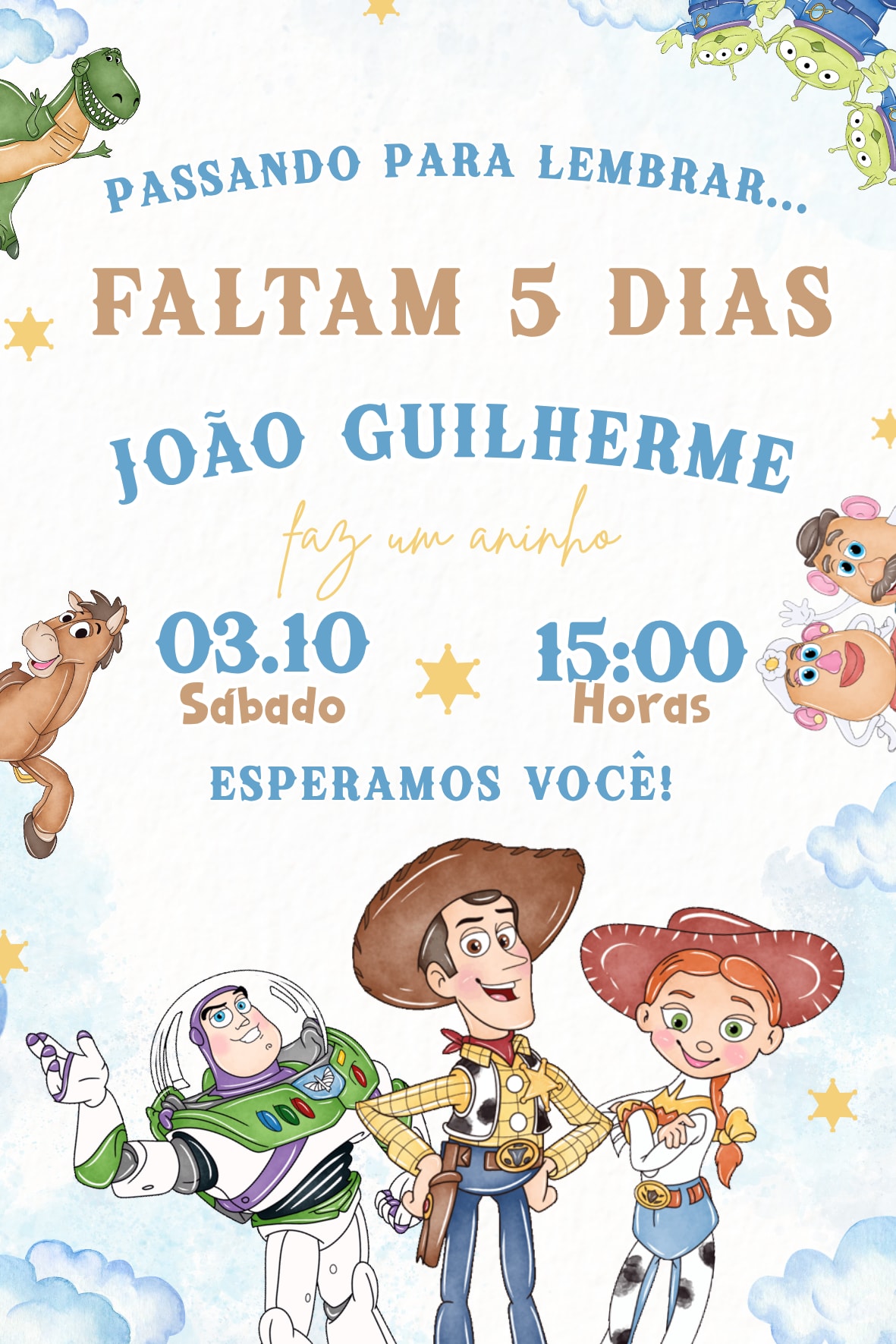 Lembrete - Toy Story — imagem principal