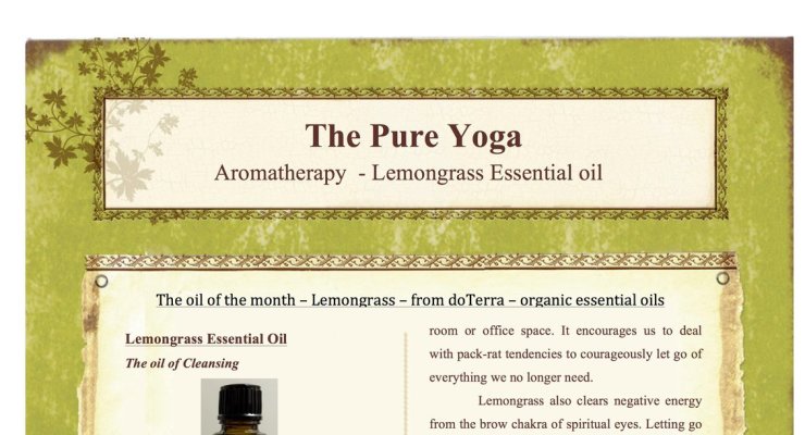 Yoga & Aromatherapy 