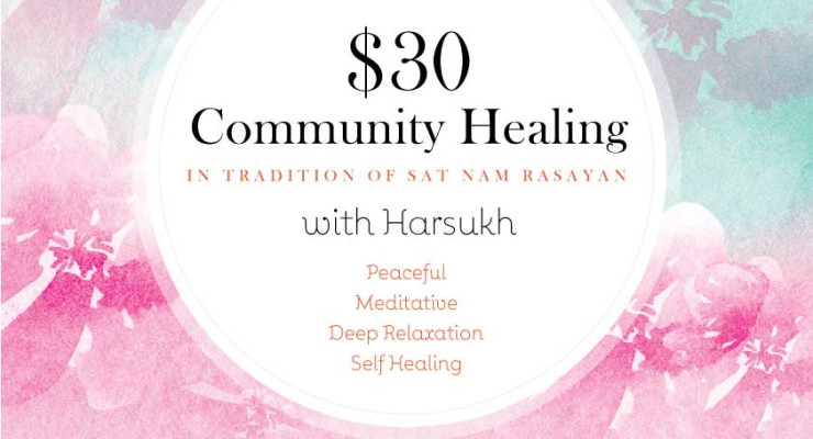 $ 30 Private sessions of Community Healing