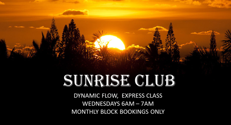 Sunrise Club Jan - Feb
