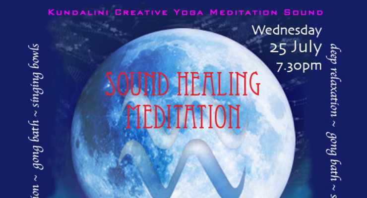 Sound Healing Meditation : Full Moon in Aquarius : Studio3 Newtown