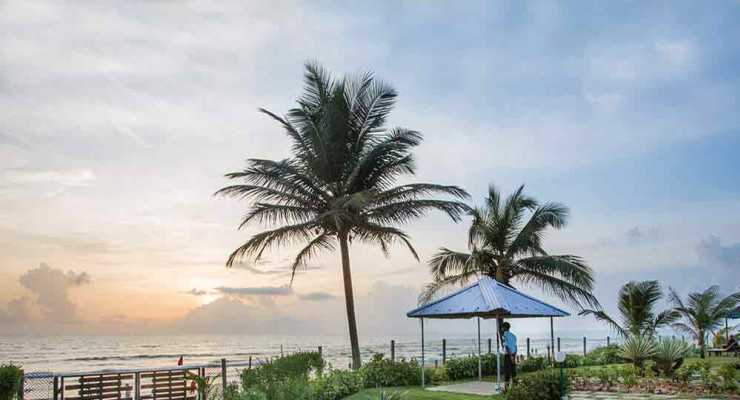 View of Beach From The Beach House, Goa