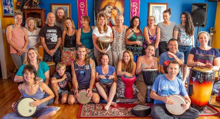 Mantra Drumming Workshop Jam Circle