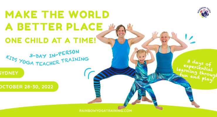 Sydney Rainbow Kids Yoga Teacher Training In-person October 2022