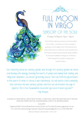 Full Moon Meditation in Virgo - Sensory of the Soul