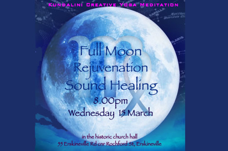 Rejuvenation Sound Healing : Full Moon in Virgo : Erskineville 