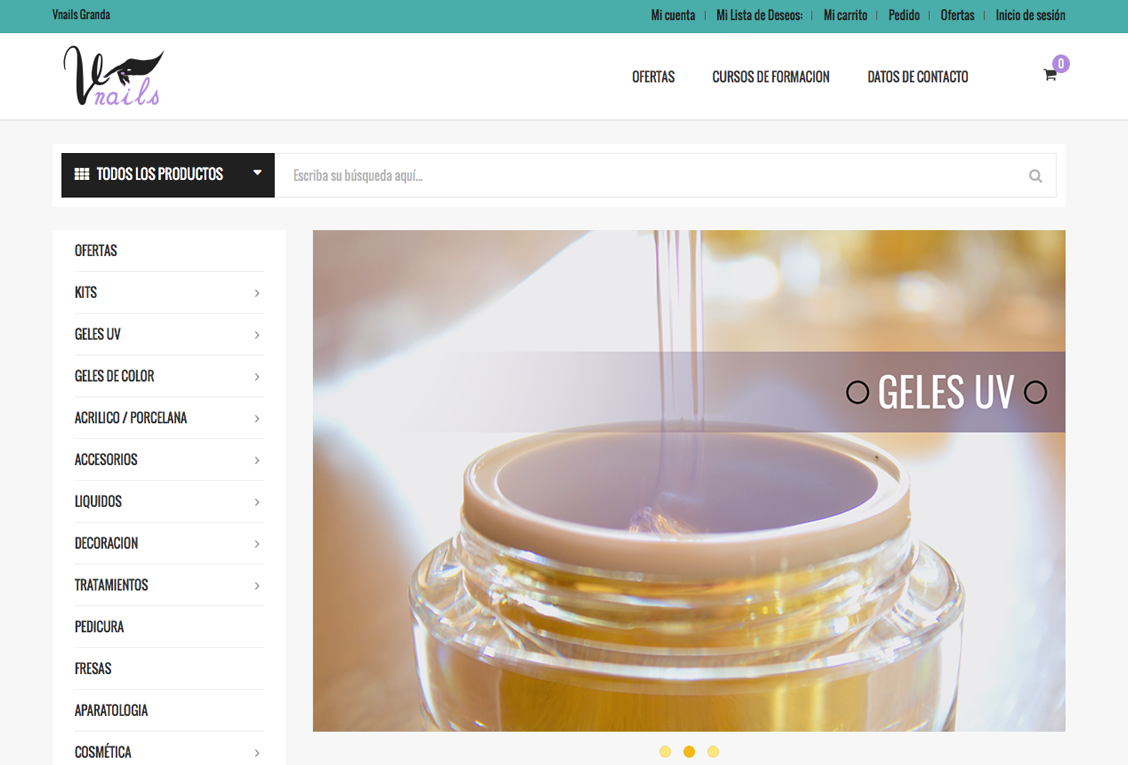 VNails-Granada Magento Shop