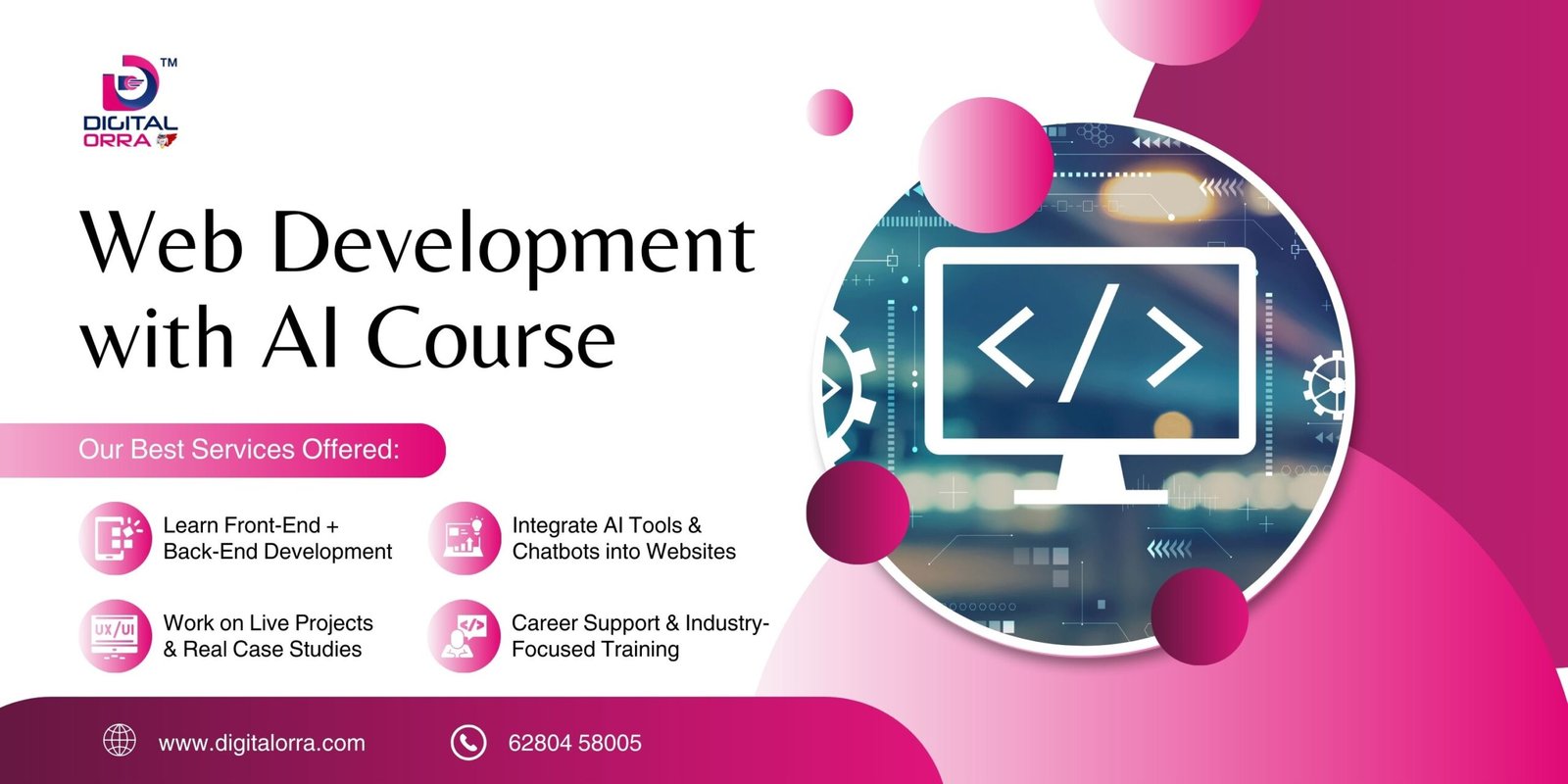 Web Development with AI Course – Build Smart, Future-Ready Websites